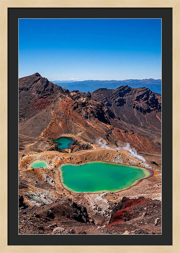 Emerald Lakes Of Tongariro
