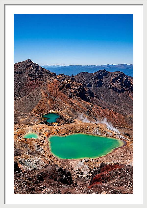 Emerald Lakes Of Tongariro