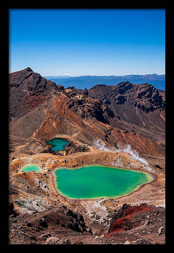 Emerald Lakes Of Tongariro