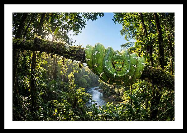 Emerald Serpent Embrace