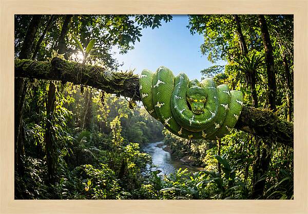 Emerald Serpent Embrace