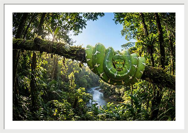Emerald Serpent Embrace