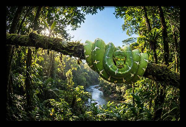 Emerald Serpent Embrace