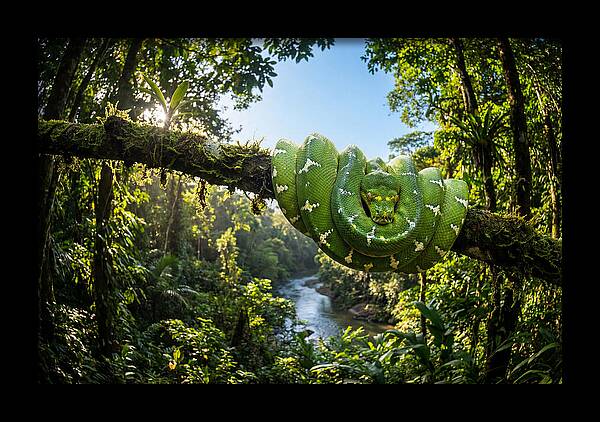 Emerald Serpent Embrace