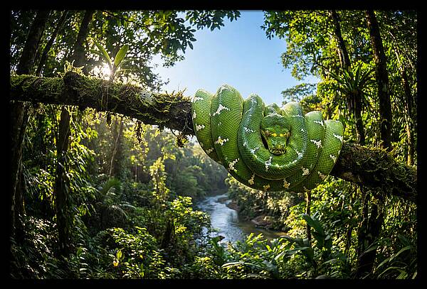 Emerald Serpent Embrace