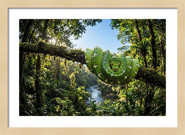 Emerald Serpent Embrace