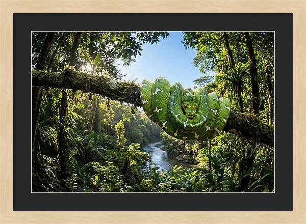 Emerald Serpent Embrace