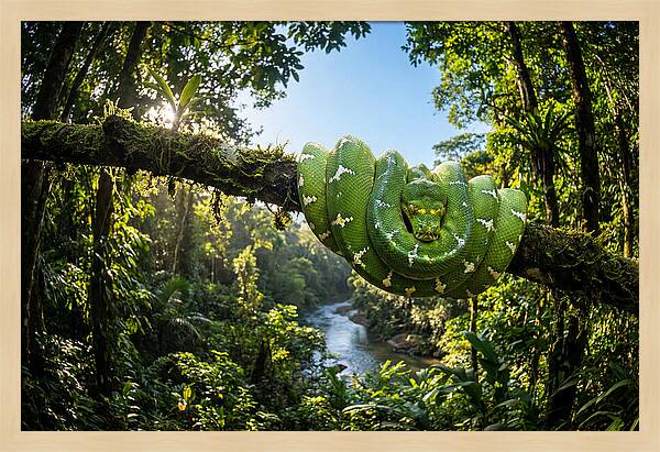 Emerald Serpent Embrace
