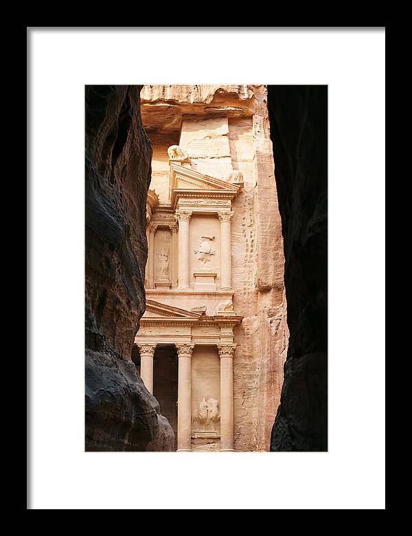 Emergence Of Petra Facade