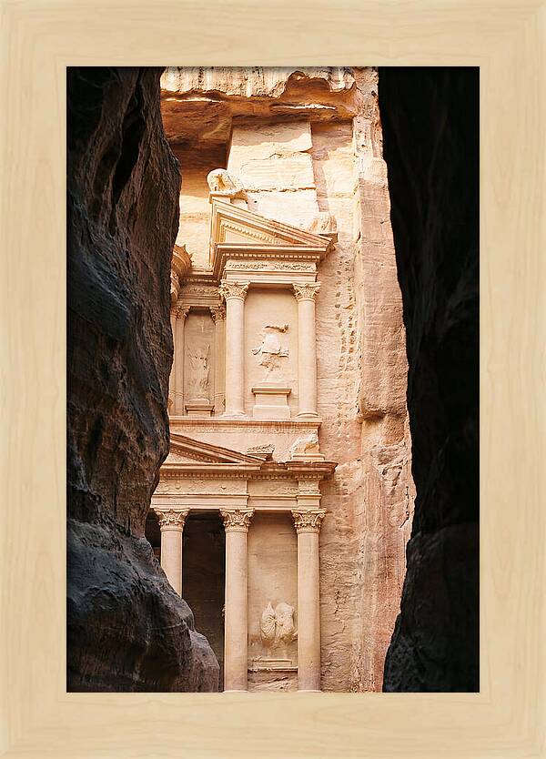 Emergence Of Petra Facade