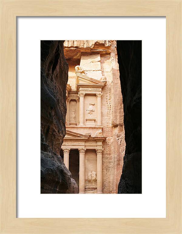 Emergence Of Petra Facade