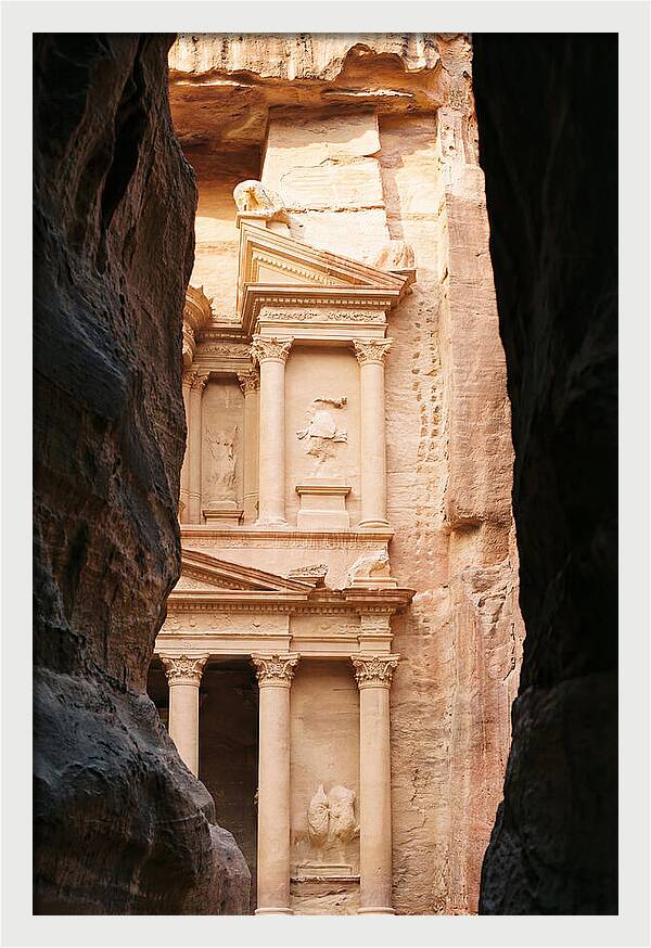 Emergence Of Petra Facade
