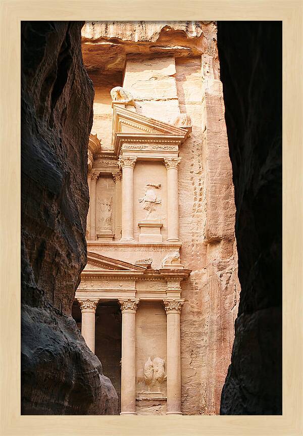 Emergence Of Petra Facade