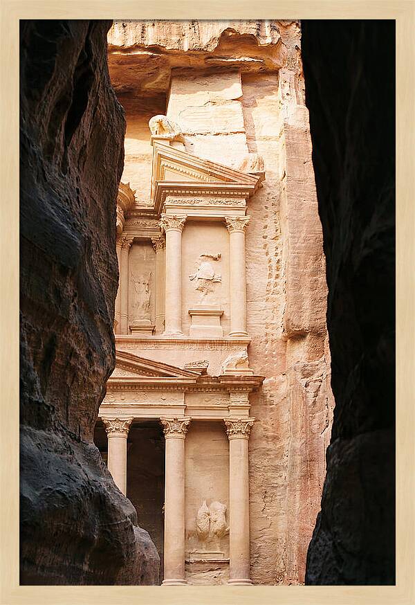 Emergence Of Petra Facade
