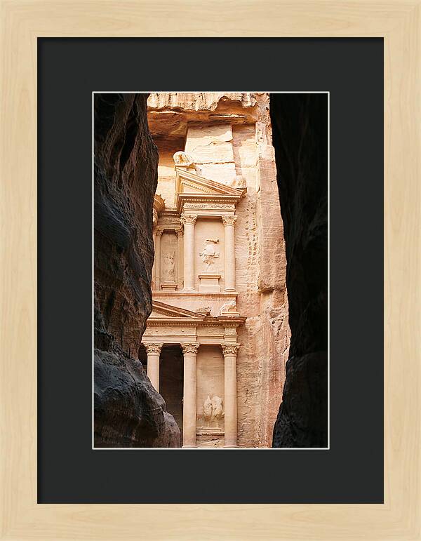 Emergence Of Petra Facade