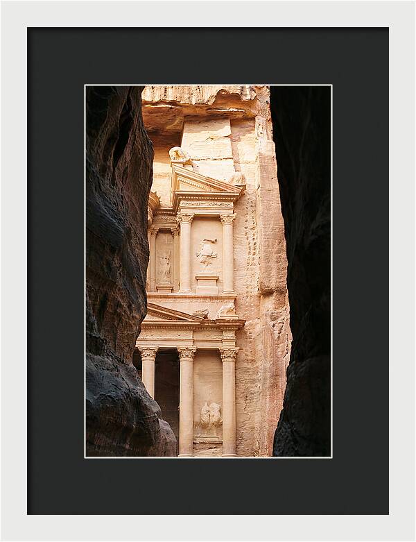 Emergence Of Petra Facade
