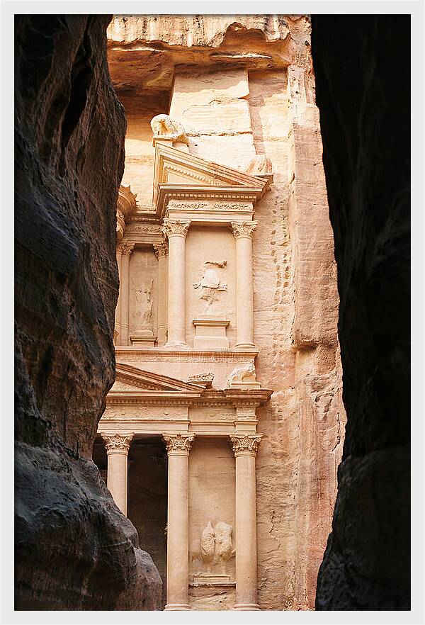 Emergence Of Petra Facade