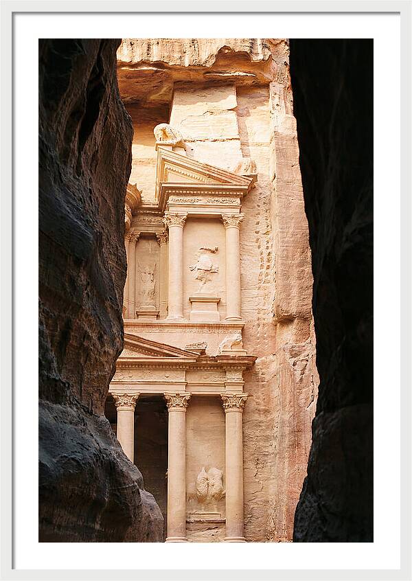 Emergence Of Petra Facade