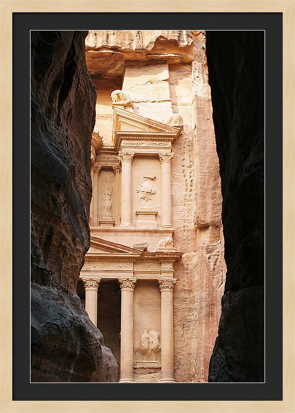 Emergence Of Petra Facade
