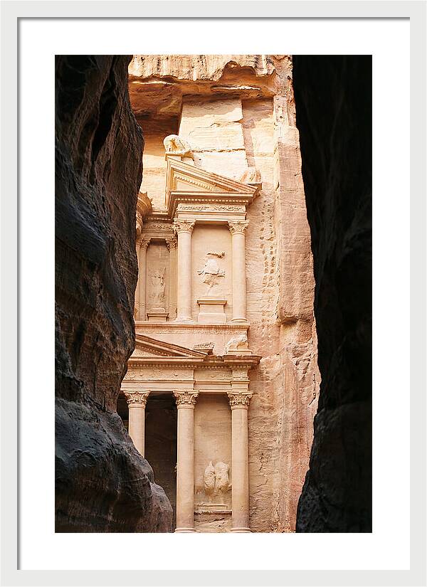 Emergence Of Petra Facade