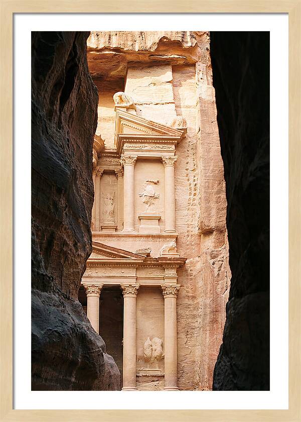 Emergence Of Petra Facade