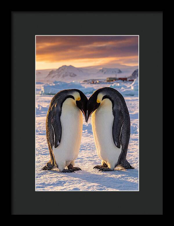 Emperor Penguins In Love