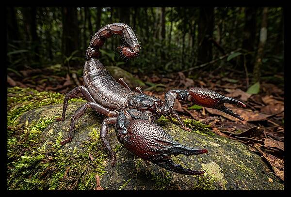 Emperor Scorpion In Nature
