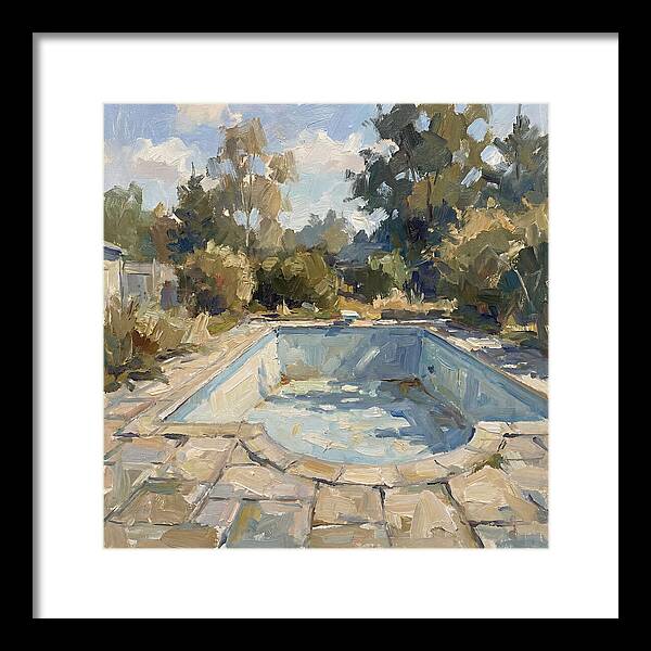 Empty Pool Under Blue Sky