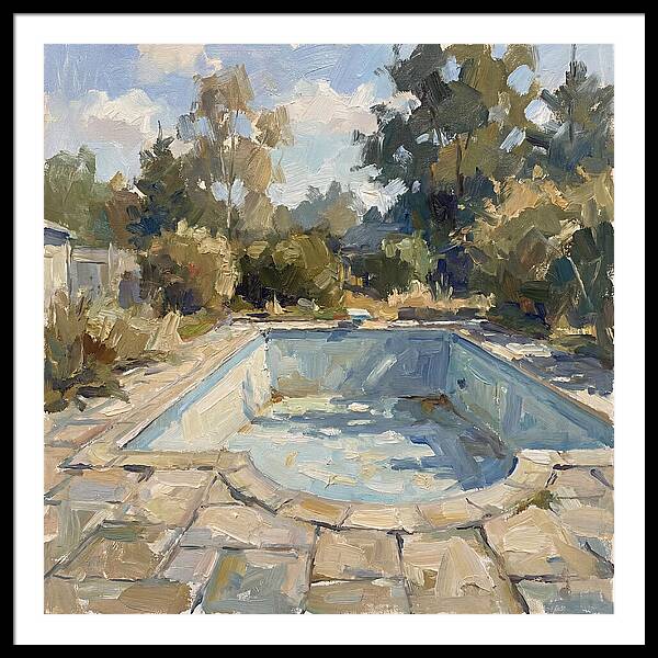 Empty Pool Under Blue Sky