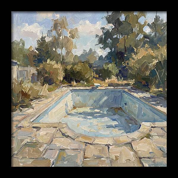 Empty Pool Under Blue Sky
