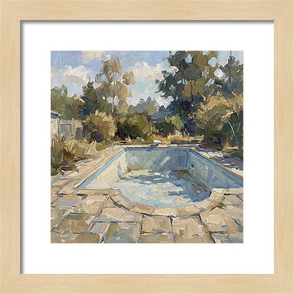 Empty Pool Under Blue Sky