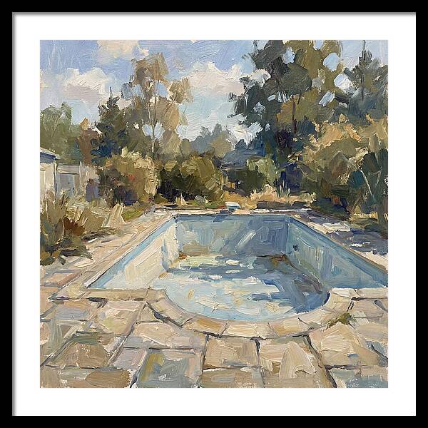 Empty Pool Under Blue Sky