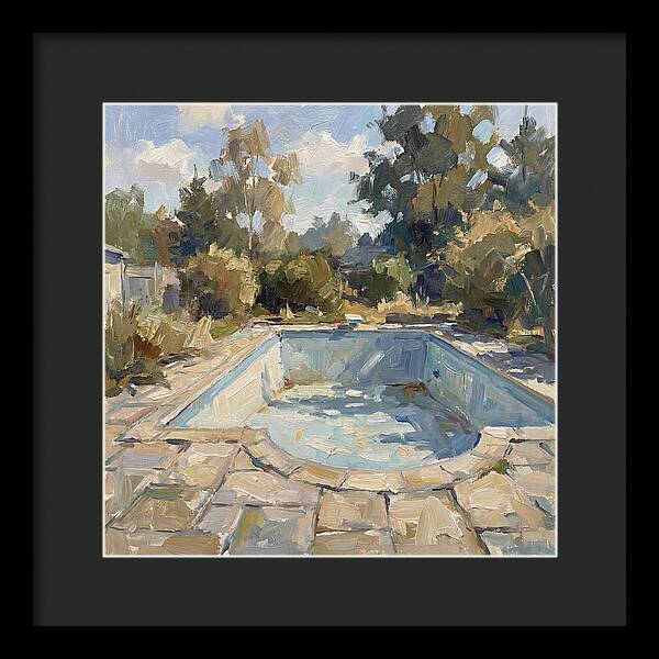 Empty Pool Under Blue Sky