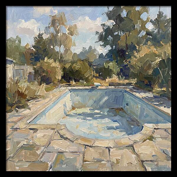 Empty Pool Under Blue Sky