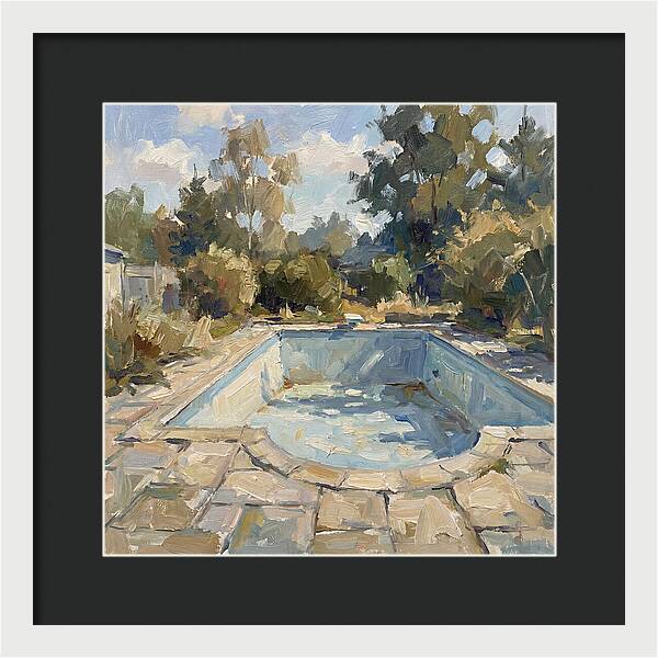 Empty Pool Under Blue Sky