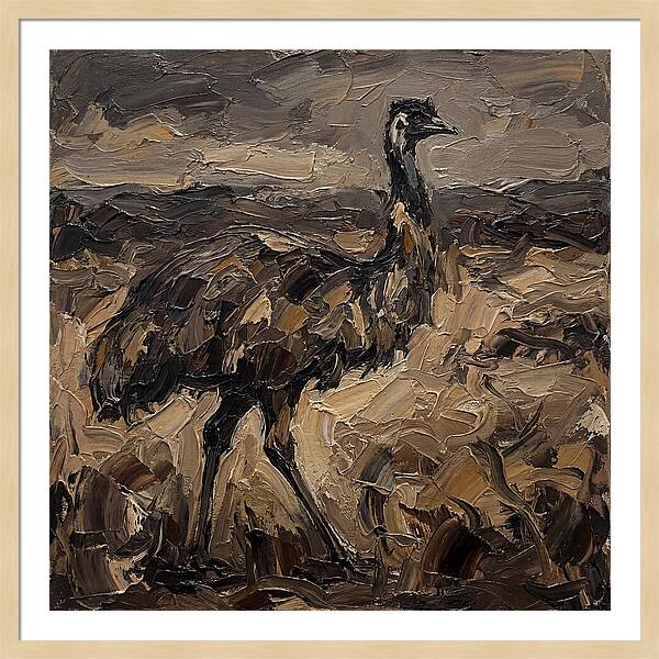 Emu In Earthy Tones