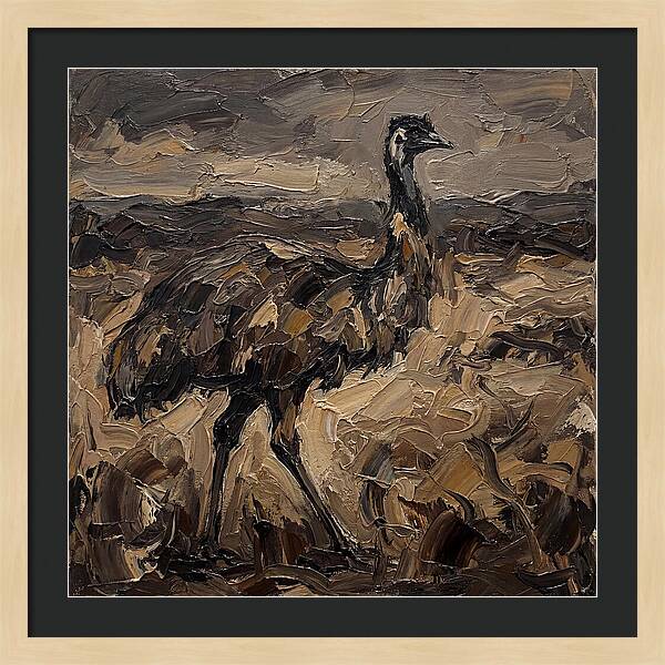 Emu In Earthy Tones