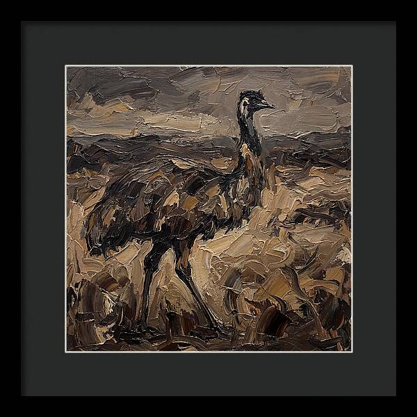 Emu In Earthy Tones