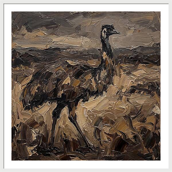 Emu In Earthy Tones