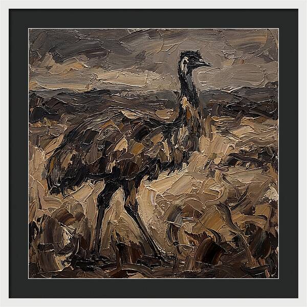 Emu In Earthy Tones