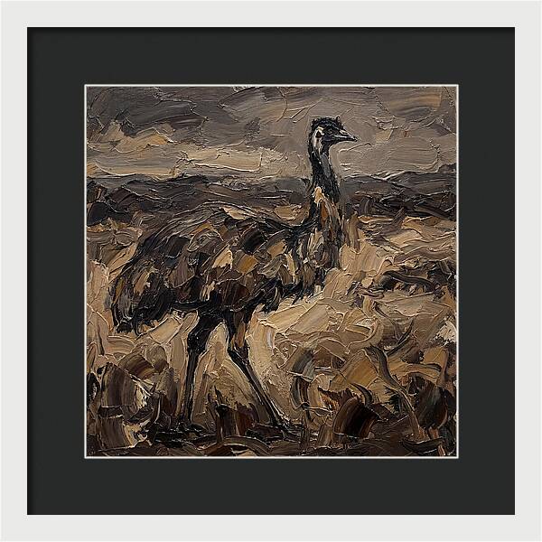 Emu In Earthy Tones