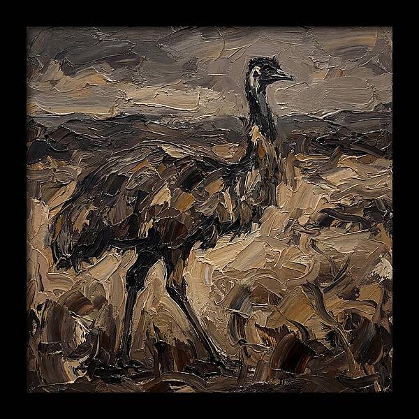 Emu In Earthy Tones
