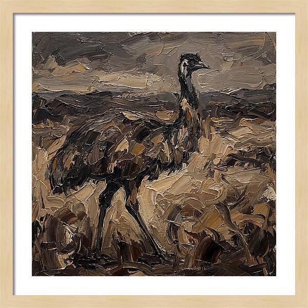 Emu In Earthy Tones