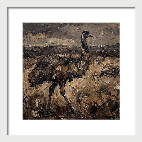 Emu In Earthy Tones