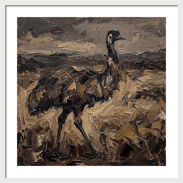 Emu In Earthy Tones