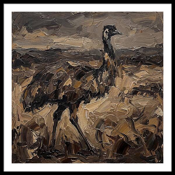 Emu In Earthy Tones