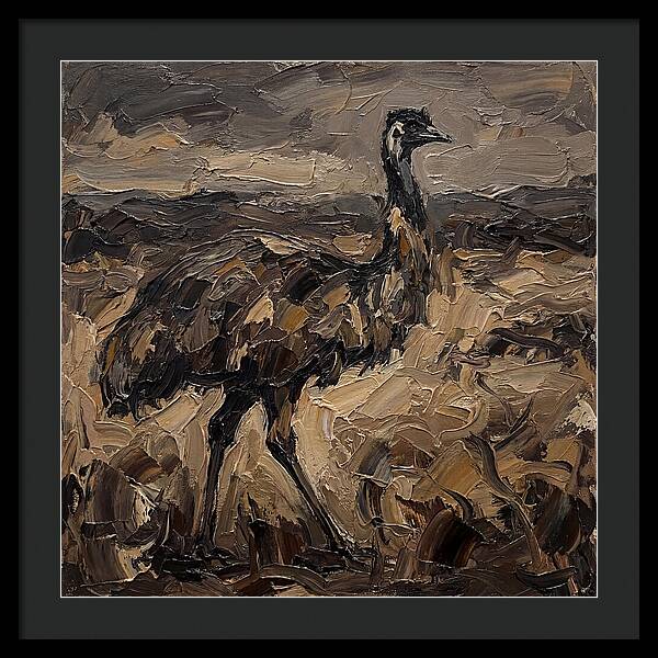 Emu In Earthy Tones