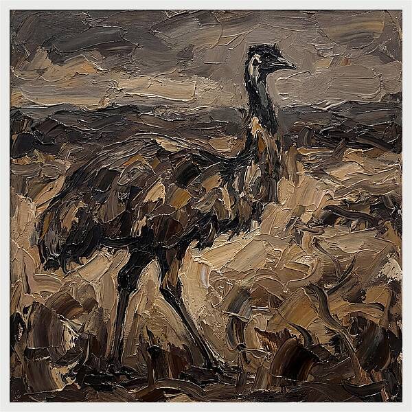 Emu In Earthy Tones