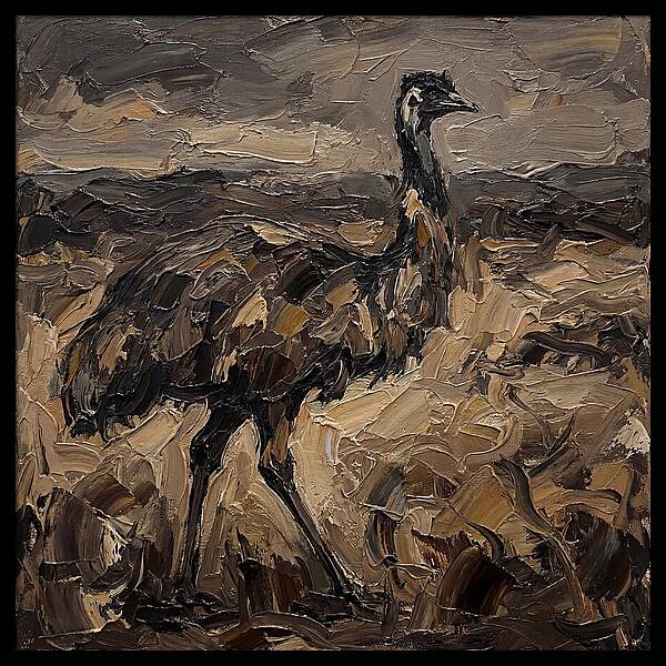 Emu In Earthy Tones