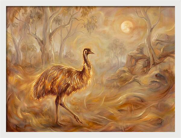 Emu In Twilight